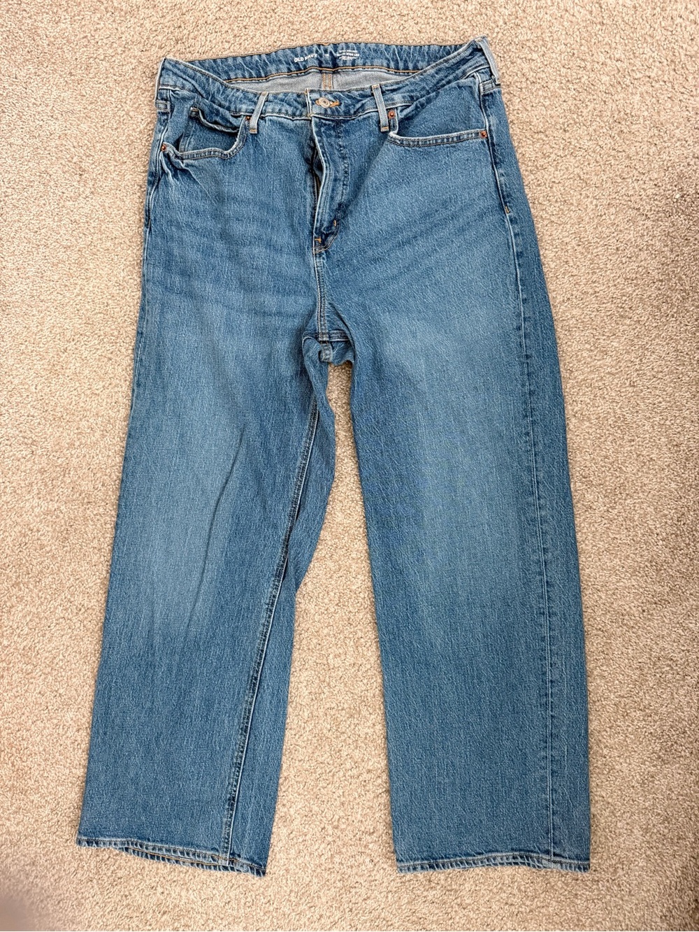 Women’s Old Navy Extra-High Rise “Sky-Hi” Wide Leg Jeans